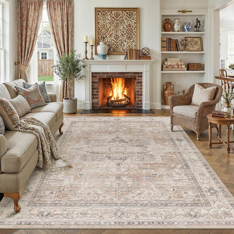 Rugs Living Room Rug Washable Large Modern