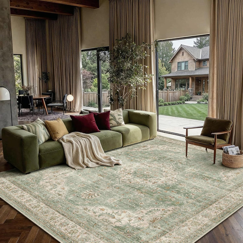 Rugs Living Room Rug Washable Large Modern