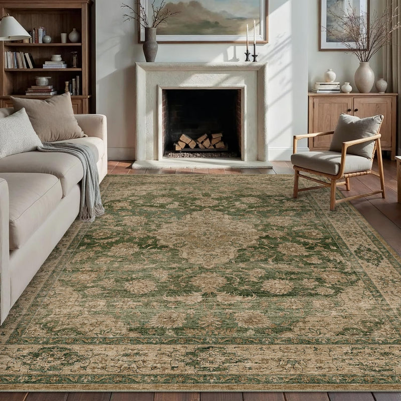 Rugs Living Room Rug Washable Large Modern