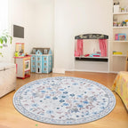 Rugs Living Room Vintage Floral Rug Washable