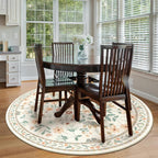 Rugs Living Room Vintage Floral Rug Washable
