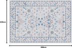 Rugs Living Room Vintage Floral Rug Washable