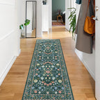 Rugs Living Room Vintage Floral Rug Washable