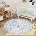Rugs Living Room Vintage Floral Rug Washable