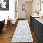 Rugs Living Room Vintage Floral Rug Washable