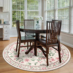 Rugs Living Room Vintage Floral Rug Washable