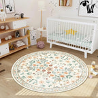 Rugs Living Room Vintage Floral Rug Washable