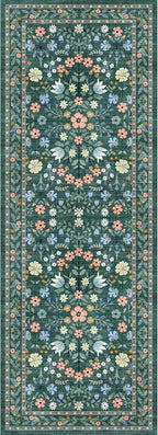 Rugs Living Room Vintage Floral Rug Washable