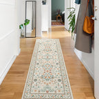 Rugs Living Room Vintage Floral Rug Washable