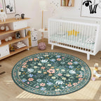 Rugs Living Room Vintage Floral Rug Washable