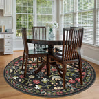 Rugs Living Room Vintage Floral Rug Washable