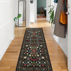 Rugs Living Room Vintage Floral Rug Washable