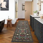 Rugs Living Room Vintage Floral Rug Washable