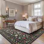 Rugs Living Room Vintage Floral Rug Washable