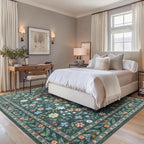 Rugs Living Room Vintage Floral Rug Washable
