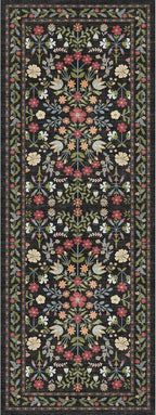 Rugs Living Room Vintage Floral Rug Washable