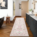 Rugs Living Room Vintage Floral Rug Washable