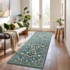 Rugs Living Room Vintage Floral Rug Washable