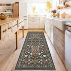 Rugs Living Room Vintage Floral Rug Washable