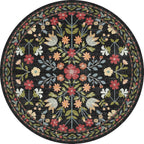 Rugs Living Room Vintage Floral Rug Washable