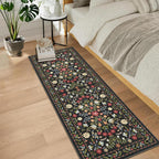 Rugs Living Room Vintage Floral Rug Washable