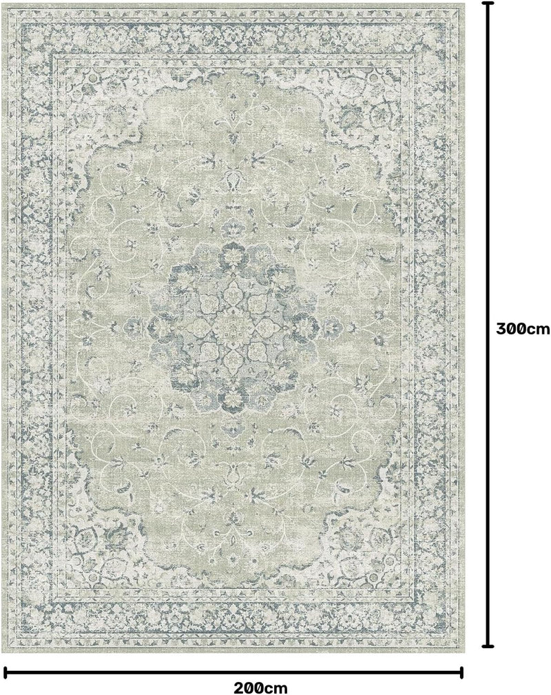 Rugs Living Room Vintage Machine Washable Non