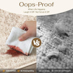 Rugs Living Room Vintage Machine Washable Non