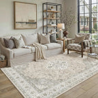 Rugs Living Room Vintage Machine Washable Non