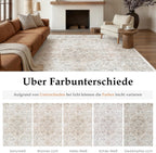 Rugs Living Room Vintage Machine Washable Non