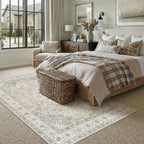 Rugs Living Room Vintage Machine Washable Non