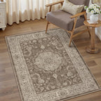 Rugs Living Room Vintage Machine Washable Non