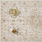 Rugs Living Room Vintage Machine Washable Non
