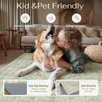 Rugs Living Room Vintage Machine Washable Non