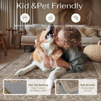 Rugs Living Room Vintage Machine Washable Non