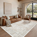 Rugs Living Room Vintage Machine Washable Non