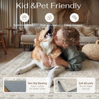 Rugs Living Room Vintage Machine Washable Non