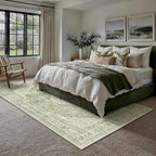 Rugs Living Room Vintage Machine Washable Non