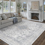 Rugs Living Room Vintage Machine Washable Non