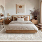 Rugs Living Room Vintage Machine Washable Non