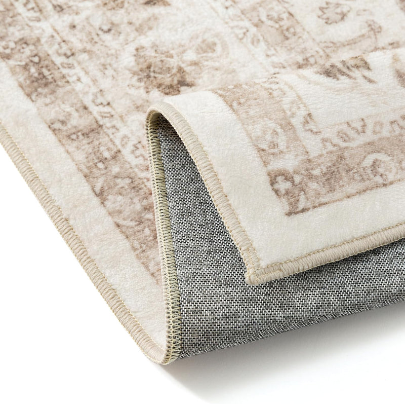 Rugs Living Room Vintage Machine Washable Non