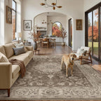 Rugs Living Room Vintage Machine Washable Non