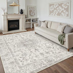 Rugs Living Room Vintage Machine Washable Non