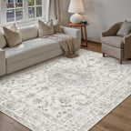 Rugs Living Room Vintage Machine Washable Non