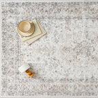 Rugs Living Room Vintage Machine Washable Non