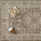 Rugs Living Room Vintage Machine Washable Non
