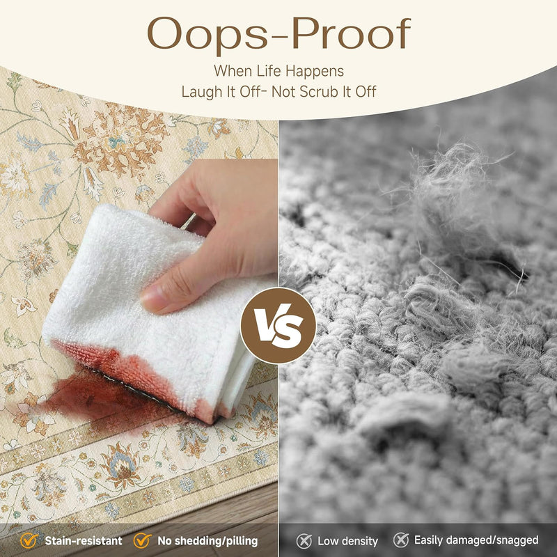 Large Rugs Living Room Washable Carpet Non