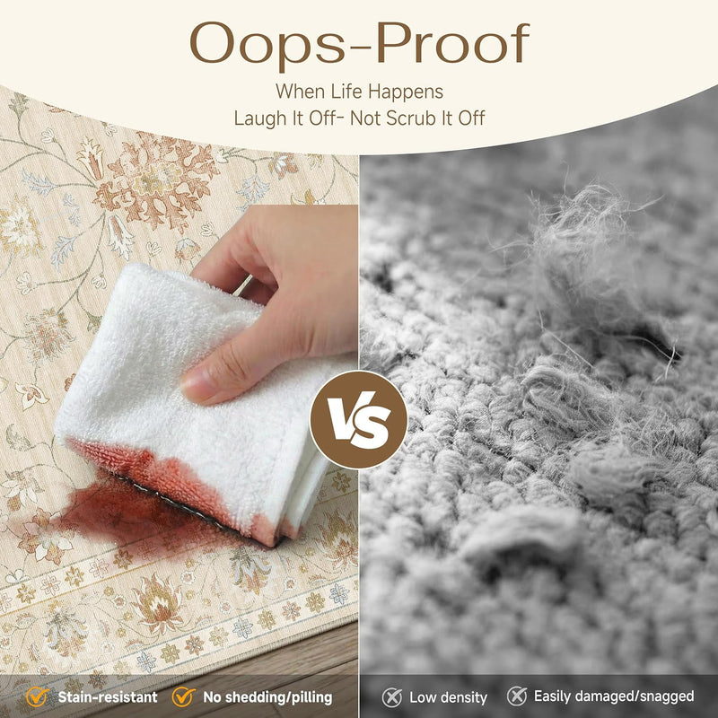 Large Rugs Living Room Washable Carpet Non