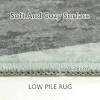 Rugs Living Room Washable Abstract Modern Area