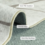 Rugs Living Room Washable Abstract Modern Area