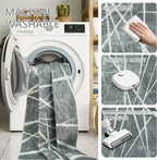 Rugs Living Room Washable Abstract Modern Area